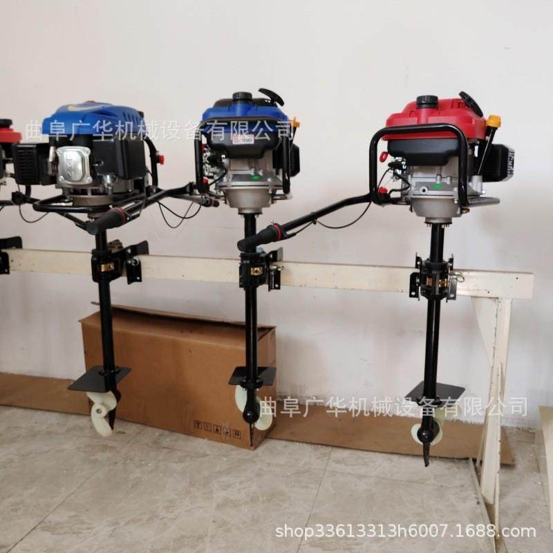 木筏用螺旋桨推进器 汽油大马力挂浆机 小型水下塑料船用挂机