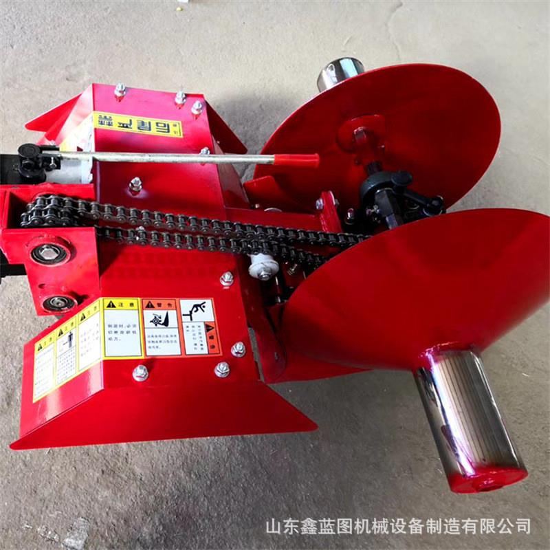 供应手扶带草莓起垄一次成型机 自走式柴油动力大棚用开沟机