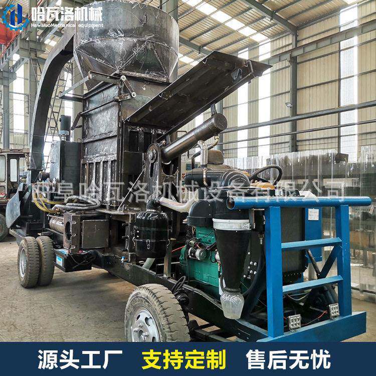 移动粉碎打包机 流动打草行业专用设备 玉米秸秆粉碎打包机内蒙