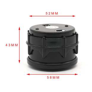 汽车改装 12V二合一表 车用仪表转速表水温表涡轮表52MM数显2inch