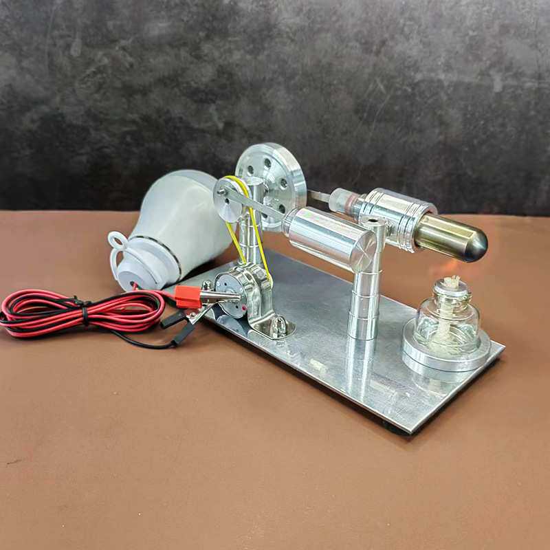 斯特林发动机大灯泡发电机外燃机微型发电机发动机模型引擎迷你