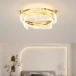 卧室吸顶灯2025年新款轻奢亚克力导光板书房灯具简约现代大气灯饰