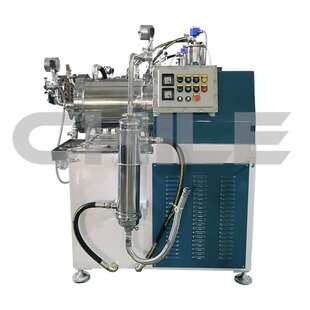 厂家供应 效率高细度好耐磨性好 5L不锈钢棒销式卧式纳米砂磨机