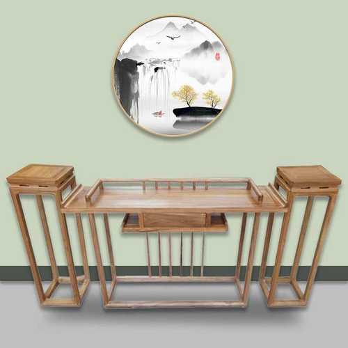 现代简约实木玄关台 整装景台条案玄关桌 桌门厅玄关桌靠墙收纳