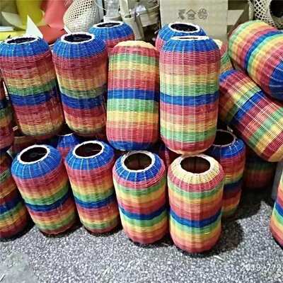 东南亚饭店茶楼民宿餐厅火锅店竹编吊灯工厂直销中式手工编织竹灯