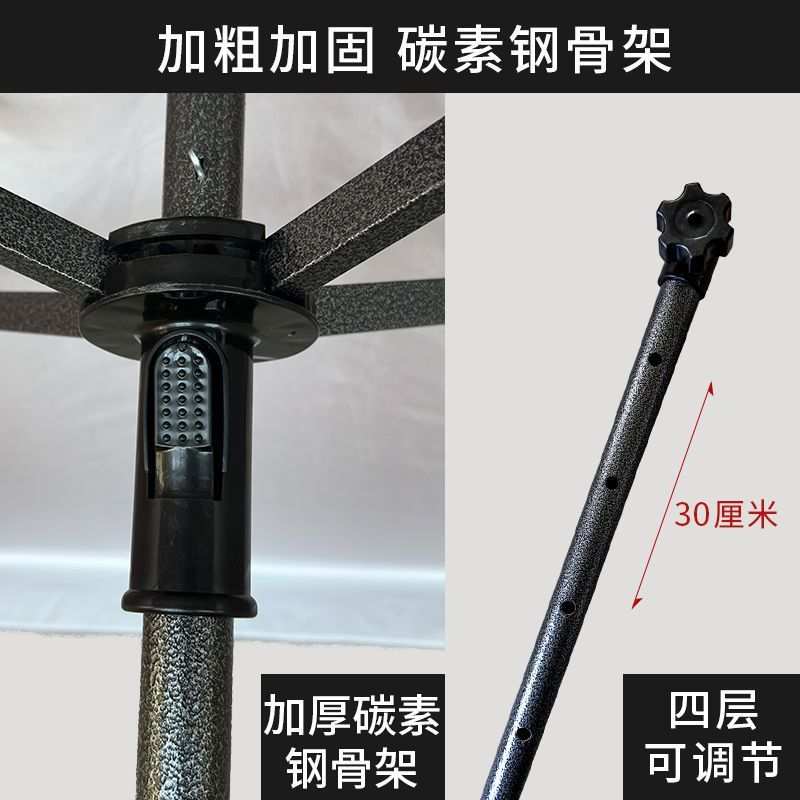 户外商用太阳伞遮阳伞户外大型摆摊伞加厚大雨伞超大号庭院四方伞