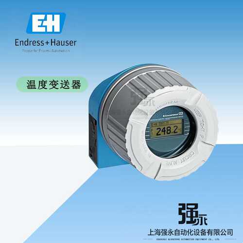 E+H恩德斯豪斯温度变送器iTEMP TMT71带显示4-20mA, RTD 2线输入