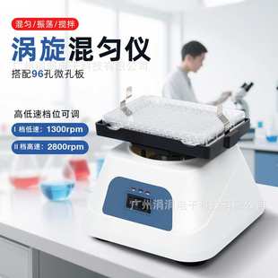 实验室定速涡旋混匀仪rpm2800平板振头点动工作振荡器