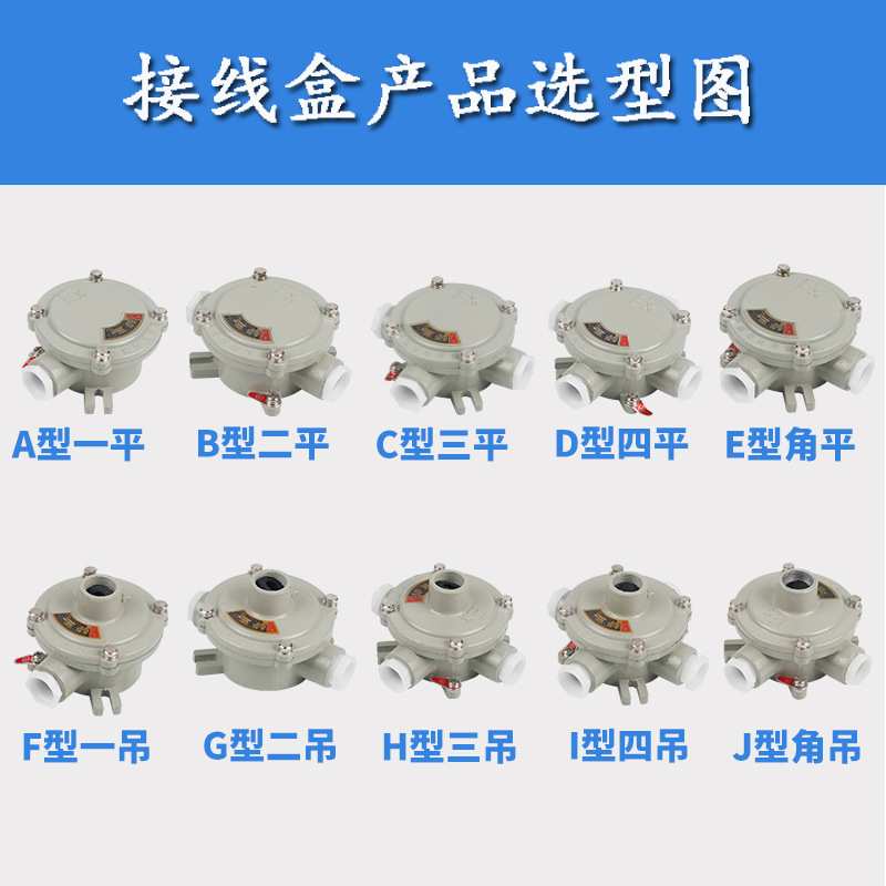 新黎明防爆接线过线盒AH-G1 1 2 DN40 1.5寸国标IIB IIC