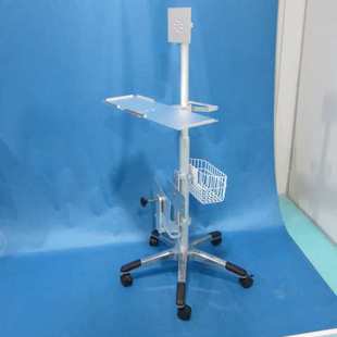 豪华款 分体机电脑推车信息化电脑移动车带篮子可放机箱厂家直销