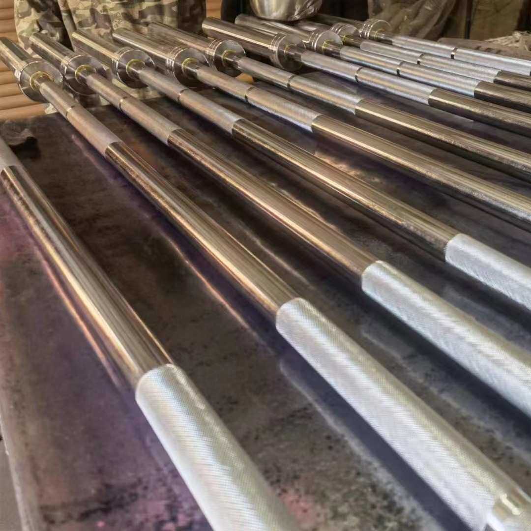 杠铃杆奥杆举重20kg商用家用轴承深蹲1.2M曲杆2.2米举重杠铃杆