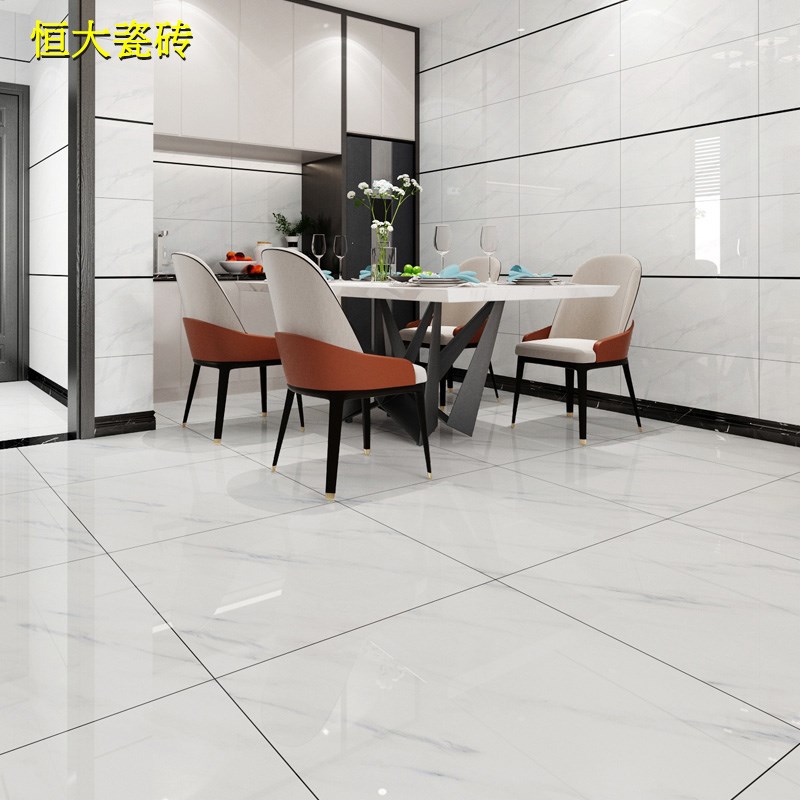 通体大理石简约卫生l间砖客厅卧室地板防滑0x8地砖000全抛釉瓷砖8