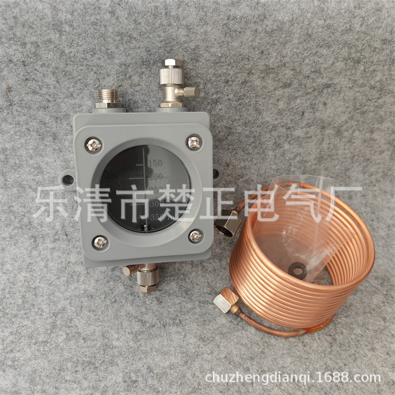 变压器瓦斯气体继电器取气盒QJ1-350集气盒QJ1-500整套2孔安装型