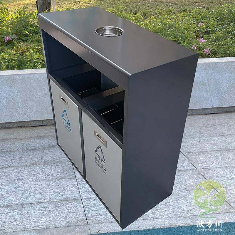 户外小区街道公共区域环卫镀锌板分类垃圾桶喷塑烤漆铁皮果皮箱,基础建材,不锈钢垃圾桶,淘宝优惠券,粉丝福利购,淘宝优惠卷