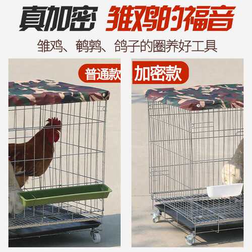 鸡笼家用大号特大鸡鸭笼子养殖笼加粗加密折叠雏鸡小鸡家庭养鸡笼
