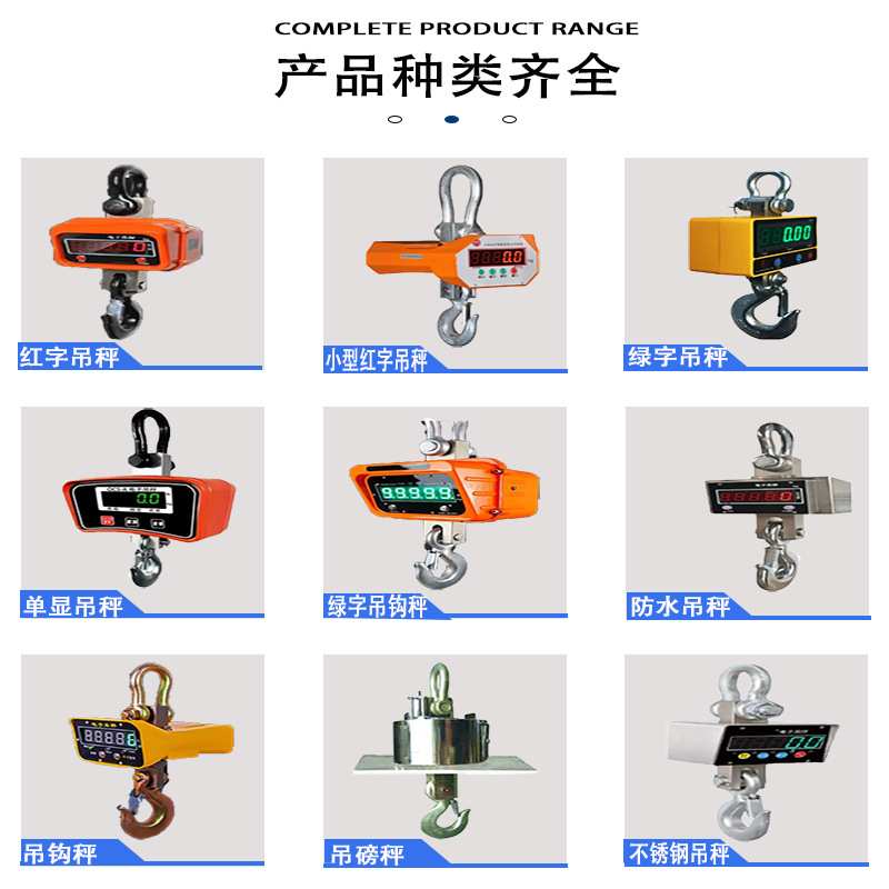 电子吊钩秤10吨20吨30吨高精度工业称重无线遥控防水防尘电子秤