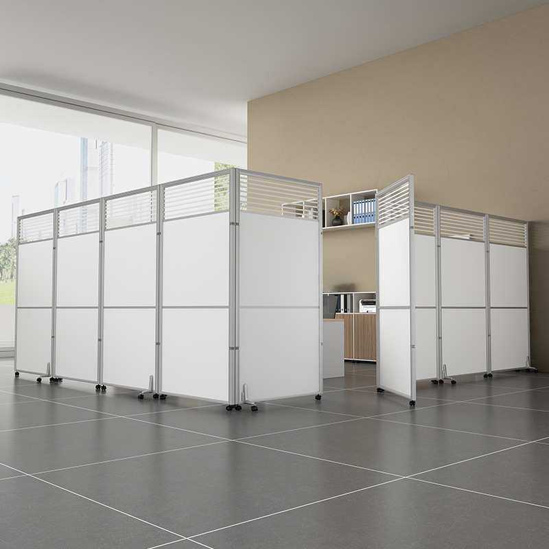 办公室移动屏风简易折叠功能可推拉隔断墙工厂车间仓库会议室挡板,3C数码配件,USB灯,淘宝优惠券,粉丝福利购,淘宝优惠卷