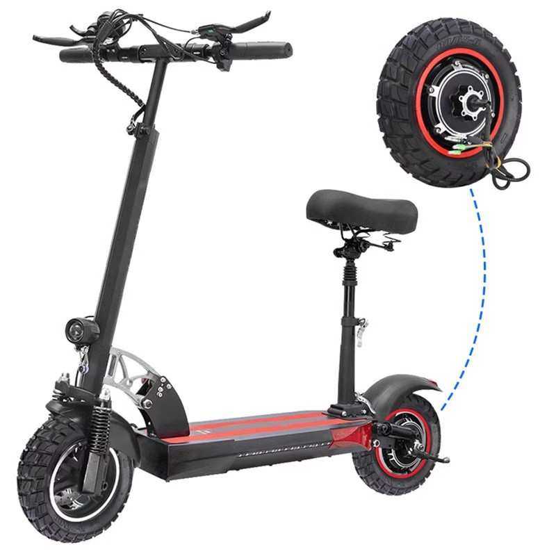 KUGOO M4PRO折叠电动滑板车48V-800W后轮电机轮毂带充气越野轮胎