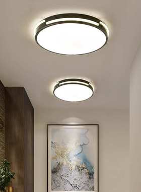 全铜卧室灯led吸顶灯新中式客厅餐厅灯具简约现代书房灯家用房间