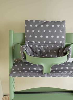 stok**儿童餐椅新款坐垫 防脏加厚通用餐椅坐垫 便携可拆椅垫靠背