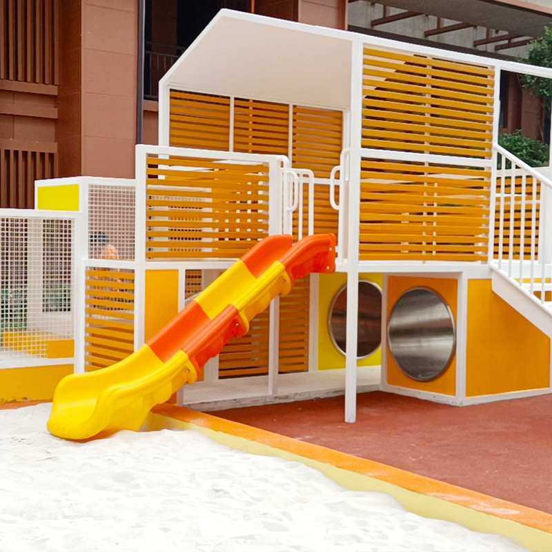 户外房屋主题亲子游乐设备儿童塑料滑滑梯小区攀爬网钻洞组合滑梯,3C数码配件,USB灯,淘宝优惠券,粉丝福利购,淘宝优惠卷