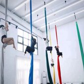 瑜珈伸展带吊床空中 空中瑜伽吊床 吊吊带吊床绳瑜伽新品