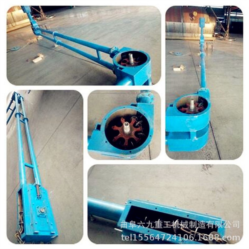 PTA管道e管炼输送机炼轮 循环式管炼输送机 六九螺旋输送机价