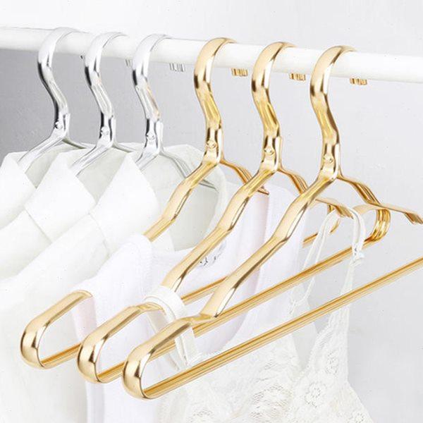铝合金衣架家用晾衣撑加粗晒衣挂钩衣架简易衣橱轻奢防滑无痕撑子,收纳整理,金属衣架,淘宝优惠券,粉丝福利购,淘宝优惠卷