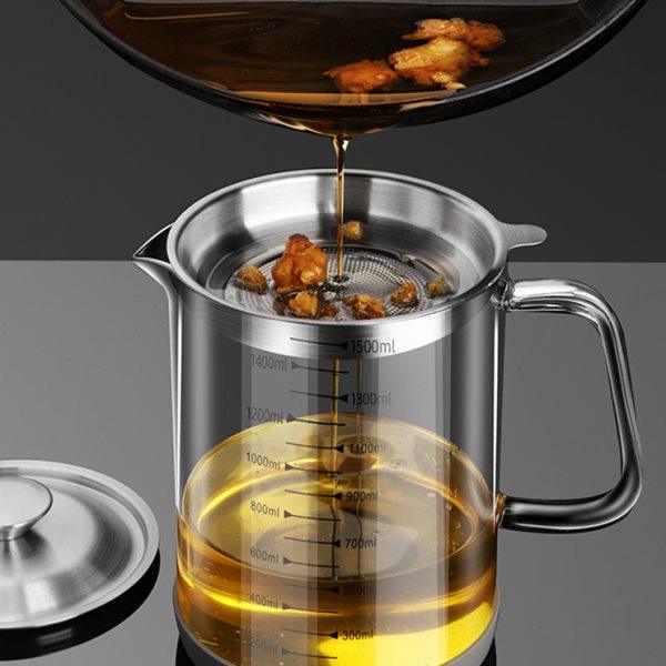 德国滤油壶玻璃家用带过滤网大容量储油罐滤油神器厨房油渣装油瓶,厨房/烹饪用具,油壶,淘宝优惠券,粉丝福利购,淘宝优惠卷