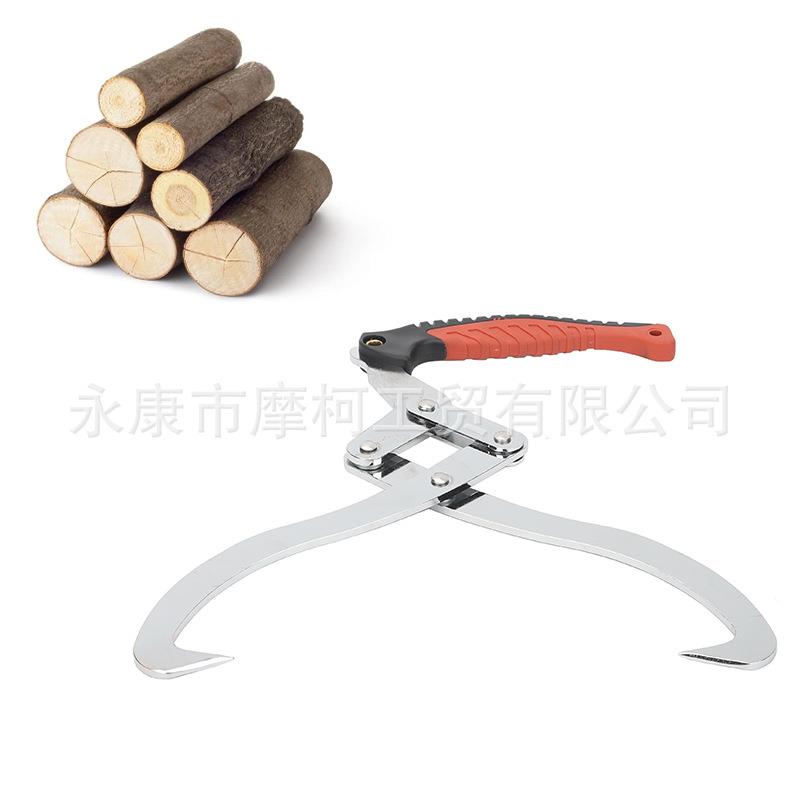 12英寸镀锌镀铬原木钩木爪 原木钳堆木助手小吊钩提木钩木材搬运