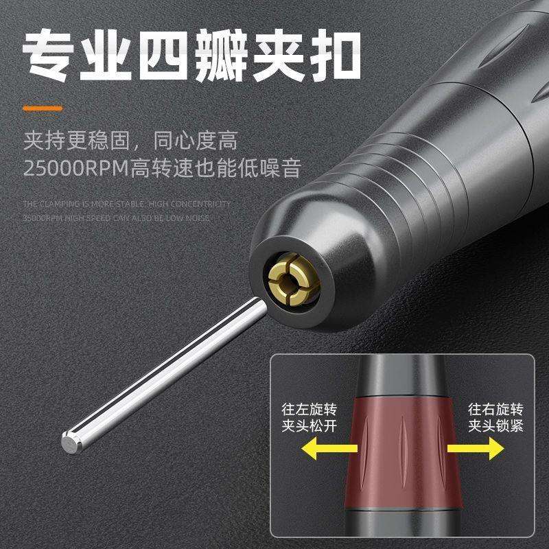 牙机雕刻机小型手持打磨机玉雕打磨抛光神器雕刻工具电动电磨机