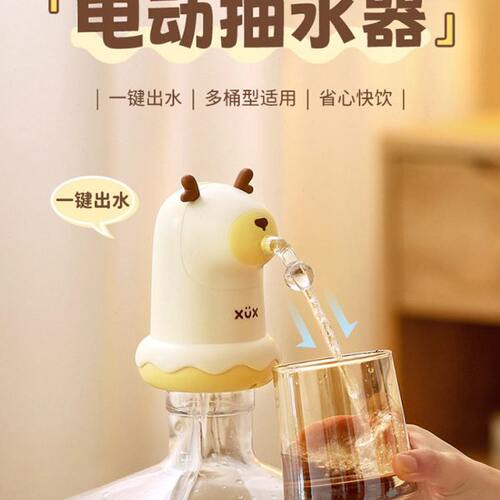 摩登主妇桶装水抽水器家用电动饮水机矿泉水自动出水吸水器压水泵