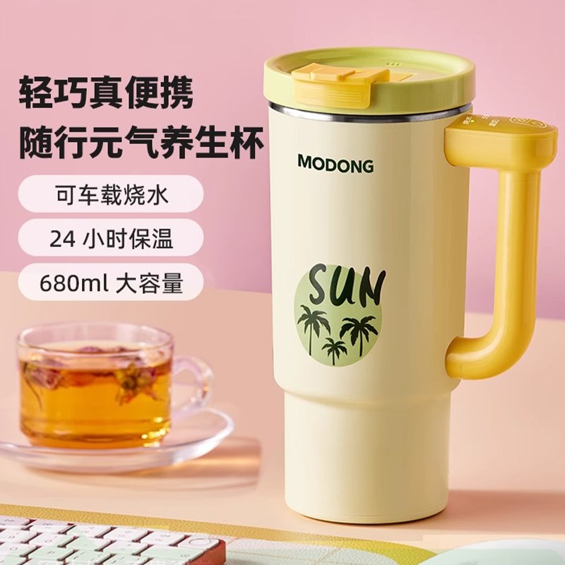 2025新款电热水杯烧水壶旅行便携式小I型出差宿舍办公室车载烧水