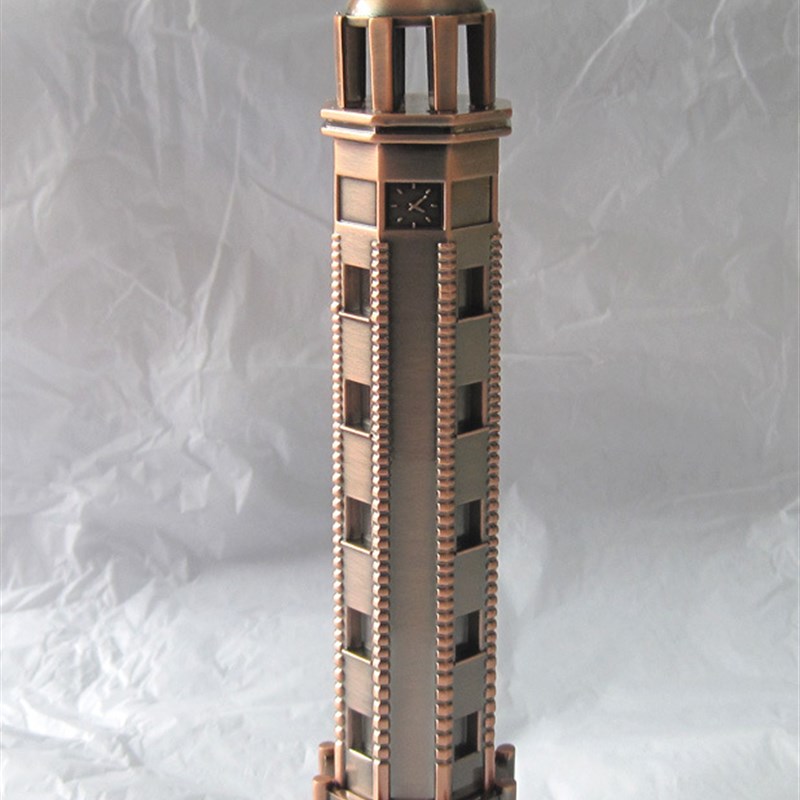 金属工艺礼品锌合l金铸铜锡合金重庆解放碑城市旅游标志性建筑模