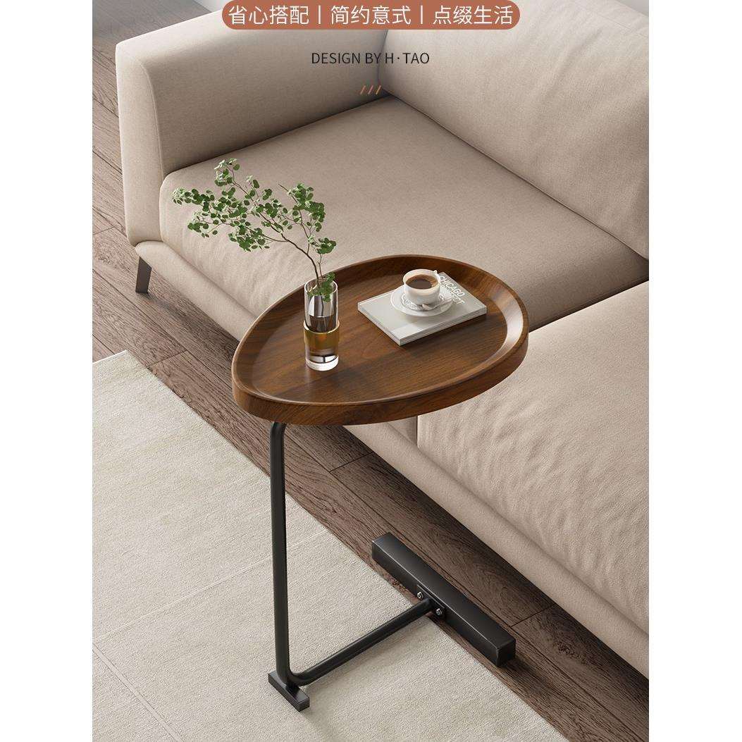 轻奢边几小户型客厅沙发迷你茶几现代卧室床头简约置物架移动桌子