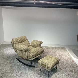 2025新款懒人沙发靠背可调节摇摇椅客厅阳台单人布套可拆洗摇摇椅