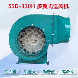 厂家直销SSD多翼式送风机 1.5KW炉灶送风用风机 离心式锅炉鼓风机