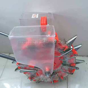 手推式小型滚轮播种机 自走式玉米大豆种植机 黄豆花生谷物撒种机