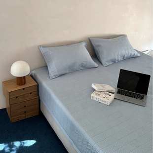 樱桃庄园 莫代尔天丝床盖三件套 简约经典纯色夹棉天丝床单三件套