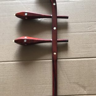 潮州乐器,进口花梨木椰胡杆,轸