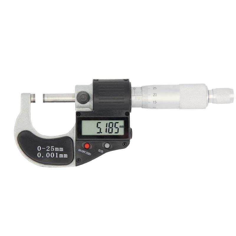 数显千分尺广陆千分尺座千分卡尺0-25-50mm0.001高精度外径千分尺