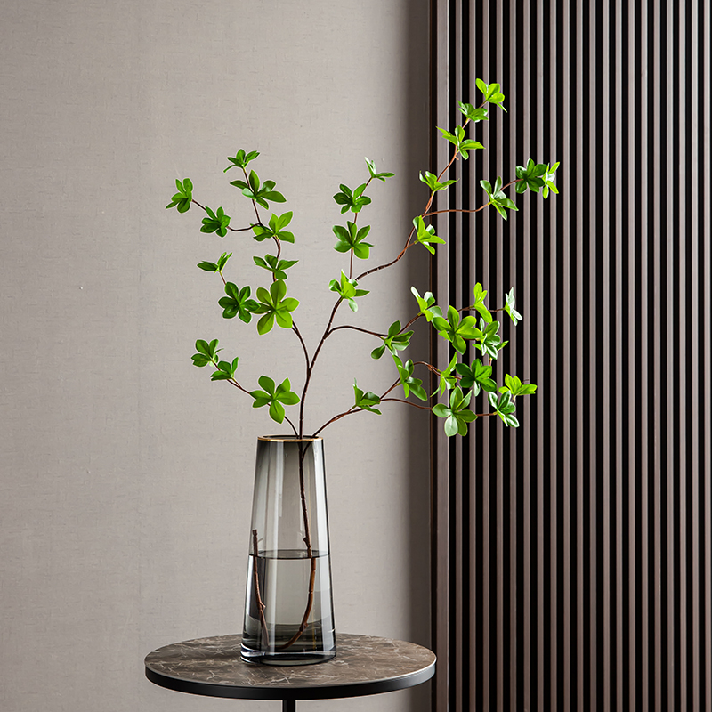 吊钟花瓶轻奢高档l摆件装饰客厅插花餐桌家居饰品茶几高级感马醉