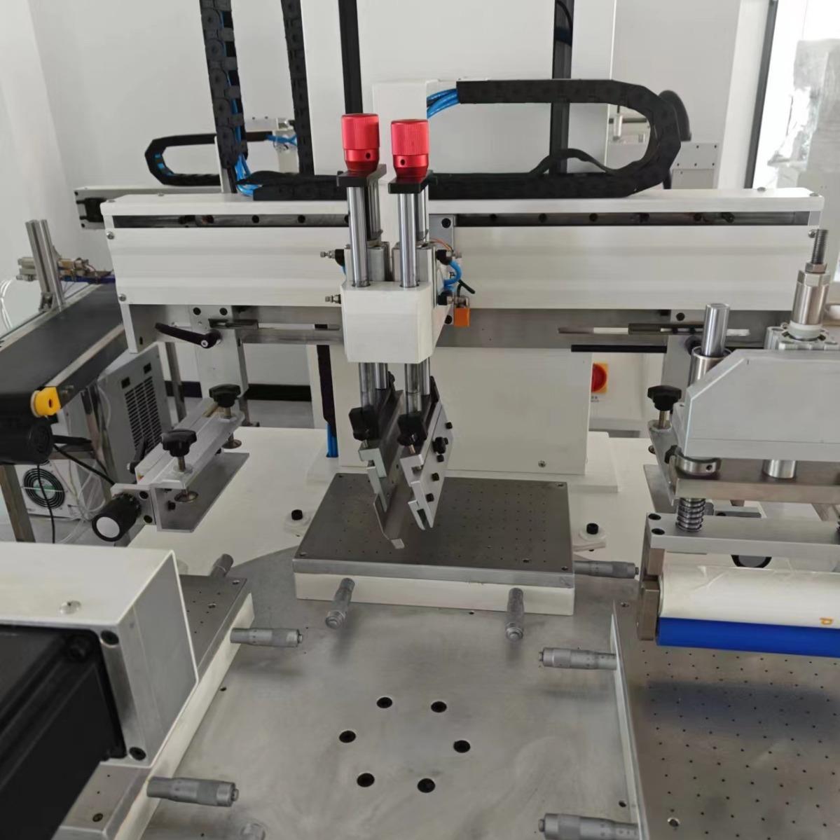 四工位转盘丝印机/山东转盘丝印机/全自动丝印机