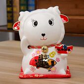 卡通储罐家居摆件陶瓷蓄十二生肖存钱罐儿童生日礼物储钱罐钱老虎