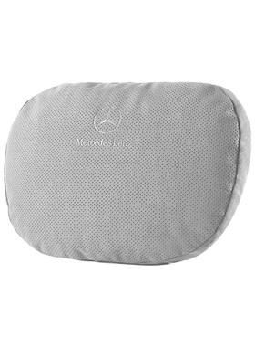 适用A级S级E级e300l tGLC260L 汽车头枕迈巴赫翻毛皮护颈座椅靠枕