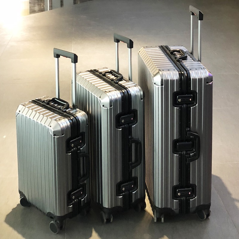 出国全铝镁合金拉杆箱29寸行李箱女24寸20硬金R属旅行箱子万向轮