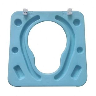 防水坐便椅配件大全老年人坐便椅配件方形塑料葫芦型坐板椅子坐垫