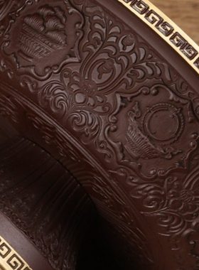 护法杯纯铜雕花十字金刚杵尼泊尔八吉祥供水杯供佛杯密宗法器