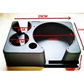 水壶通用水瓶底座车载水杯架保温壶汽车架固定架灰架货车暖暖壶黑