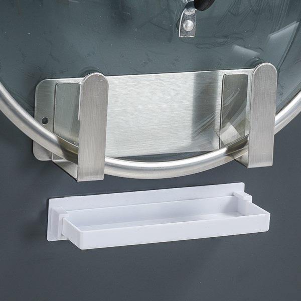 304不锈钢锅盖架壁挂厨房置物架免打孔放锅盖架菜板案板砧板收纳,厨房/烹饪用具,锅盖架/锅盖收纳垫,淘宝优惠券,粉丝福利购,淘宝优惠卷